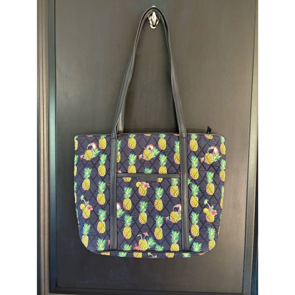Toucan Party Vera Bradley Trimmed Vera Tote.